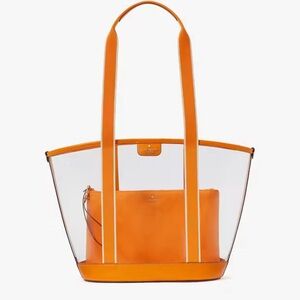 NWT Kate Spade Clare See Through Tote
Color Tumeric Root Multi (Orange)